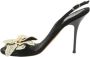 René Caovilla Pre-owned Satin sandals Black Dames - Thumbnail 1