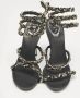 René Caovilla Pre-owned Satin sandals Black Dames - Thumbnail 1