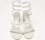 René Caovilla Pre-owned Satin sandals Gray Dames - Thumbnail 1