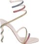 René Caovilla Roze & Paarse Margot Sandalen Multicolor Dames - Thumbnail 1