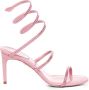 René Caovilla Roze Leren Sandalen Made in Italy Pink Dames - Thumbnail 1