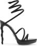 René Caovilla Zwarte hoge hak statement sandalen Black Dames - Thumbnail 1