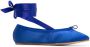 Repetto Blauwe Satijnen Ballet Flats Blue Dames - Thumbnail 1