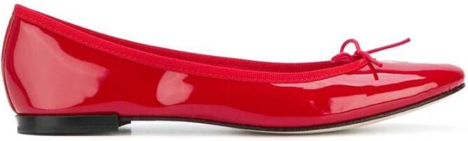 Repetto Rode Ballerina Schoenen van Lakleer Red Dames