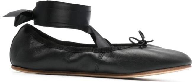 Repetto Zwarte Ballerina Schoenpoets Black Dames