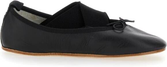 Repetto Zwarte platte schoenen Gianna BAB Black Dames