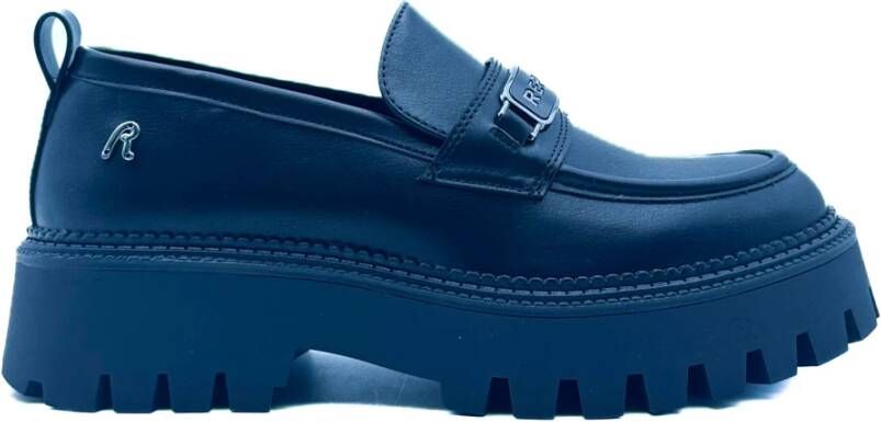 Replay Blauwe Platte Mocassin Schoenen Blue Dames