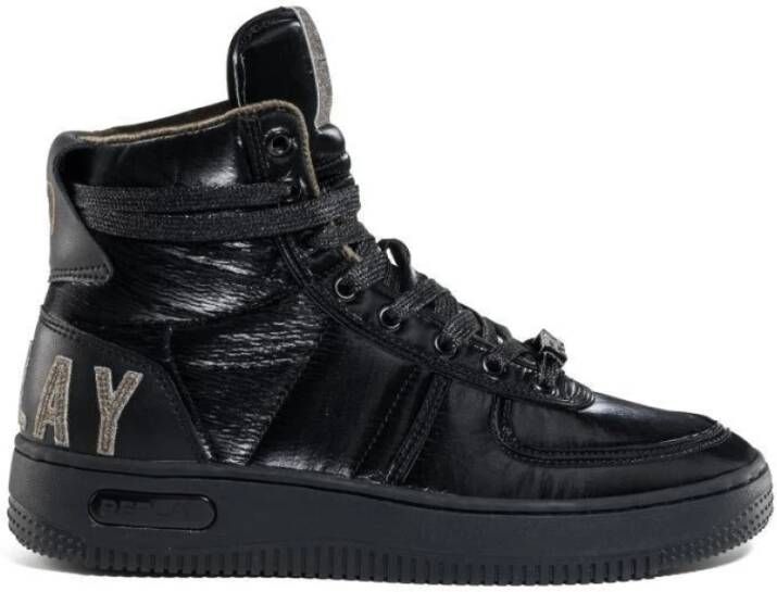 Replay Stijlvolle High-Top Sneakers Black Dames