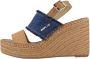 Replay Jess Band Sandalen Touwzool licht blauw - Thumbnail 2