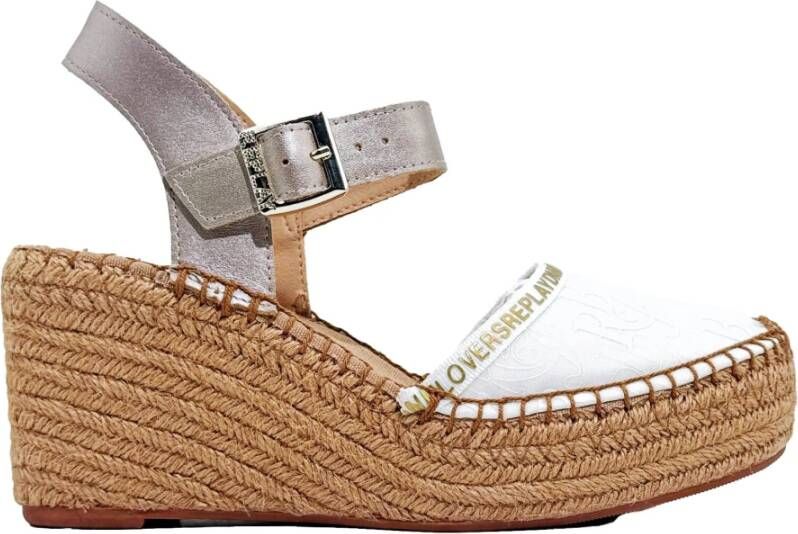 Replay Witte Susan Sandalen Lente Zomer 2024 White Dames