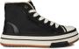 Represent Hoge Sneakers Zwart Wit Rubberen Zool Black Heren - Thumbnail 1