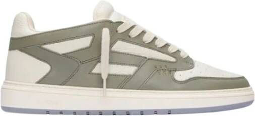 Represent Khaki Leren Schoenen Green Heren