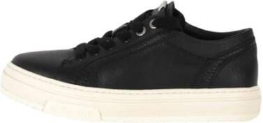 Represent Lage Top Leren Sneakers Black Heren