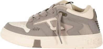 Represent Leren Sneakers met Nylon Inzetstukken Beige Heren