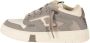 Represent Leren Sneakers met Nylon Inzetstukken Beige Heren - Thumbnail 1