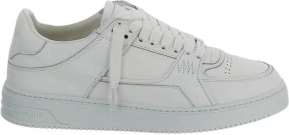 Represent Leren Vetersneaker White Heren