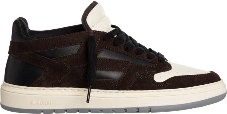 Represent mannen schoenen suède trainers sneakers reptor low Bruin Heren