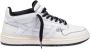 Represent Witte leren sneakers met geperforeerde details White Heren - Thumbnail 1