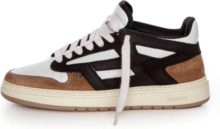 Represent Handgemaakte leren sneakers M12049-255 Brown Heren