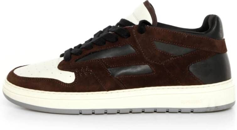 Represent mannen schoenen suède trainers sneakers reptor low Bruin Heren