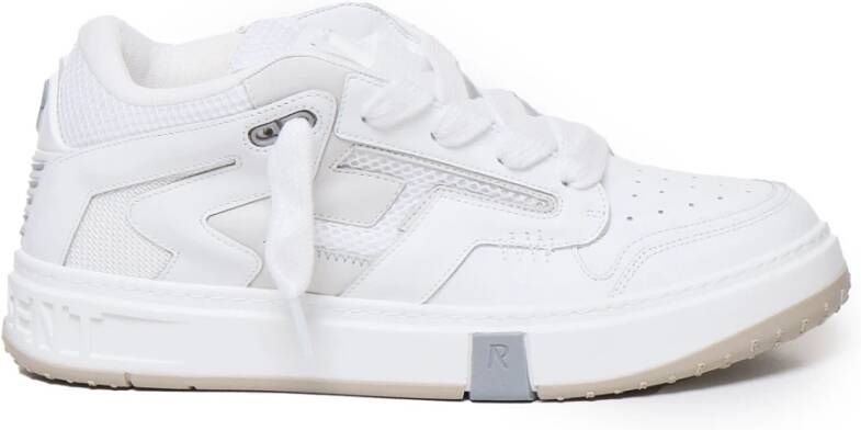 Represent Witte Leren Sneakers met Dikke Veters White Heren