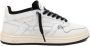 Represent Witte leren sneakers met geperforeerde details White Heren - Thumbnail 4