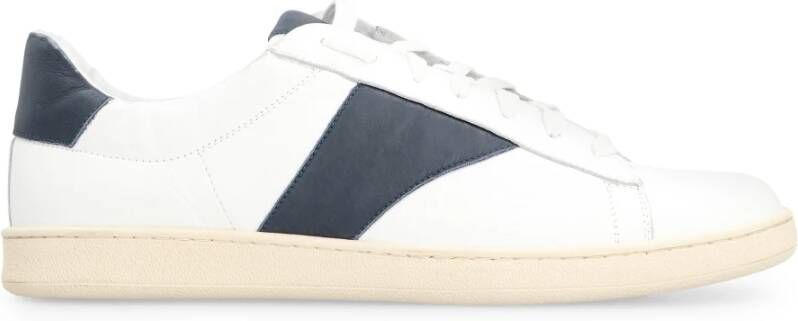 Rhude Vintage Court Leren Lage Sneakers White Heren