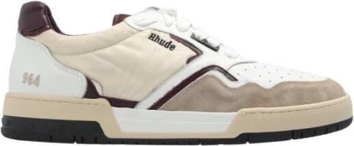 Rhude Vintage Racing Sneakers Beige Heren