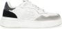 Richmond Witte Leren Sneaker met Suède Details White Heren - Thumbnail 1