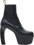 Rick Owens Banana Leren Laarzen Black Dames - Thumbnail 1