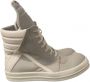 Rick Owens Bicolor Leren Hoge Sneakers White Heren - Thumbnail 1