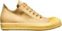 Rick Owens Corduroy Lage Top Sneakers Yellow Heren - Thumbnail 1