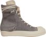 Rick Owens Denim Cargo High Top Sneaker Gray Heren - Thumbnail 1