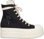 Rick Owens Denim Double Bumper Sneaker Black Dames - Thumbnail 1