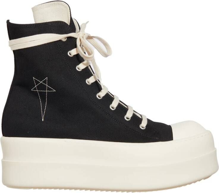 Rick Owens Dubbele Bumper Sneaker Black Heren