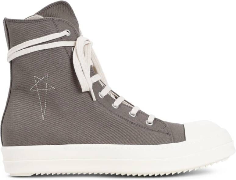 Rick Owens Dust Pearl Milk Sneakers Gray Heren