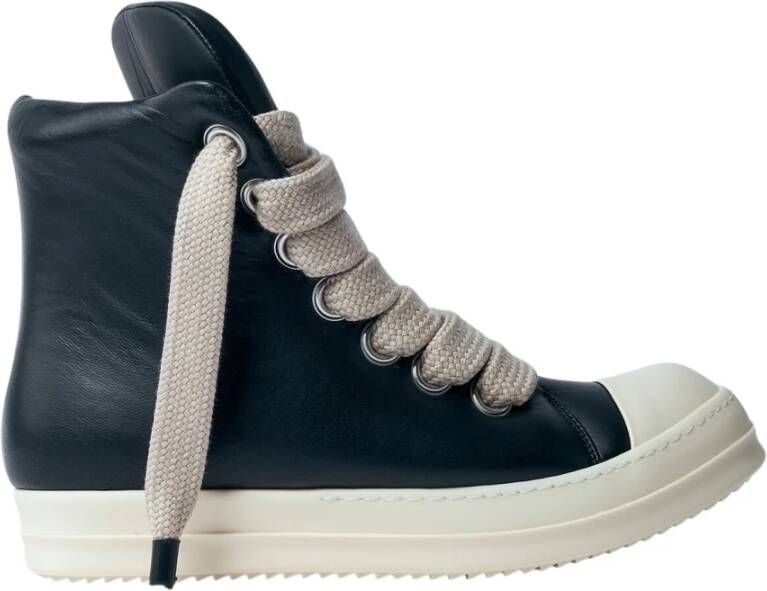 Rick Owens Geobasket Veterschoenen Black Heren