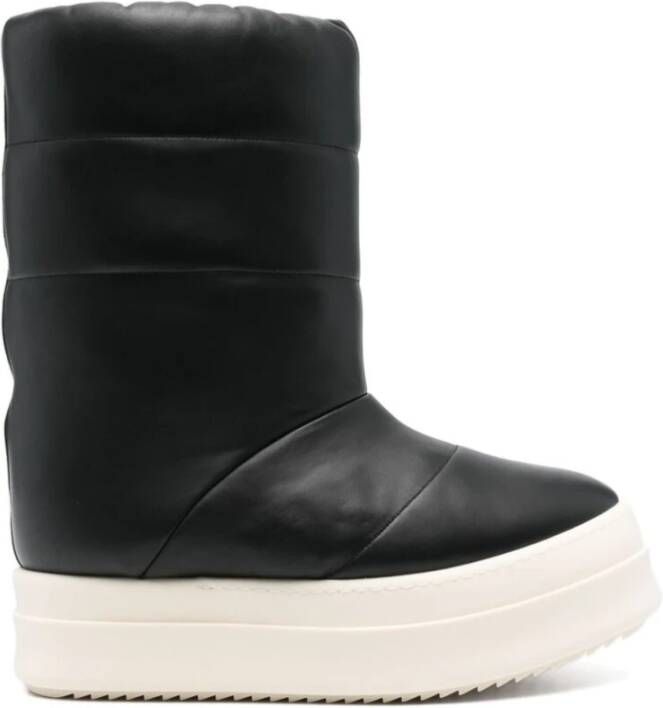 Rick Owens Gewatteerde Instap Chunky Zool Schoenen Black Heren