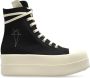 Rick Owens Hoge sneakers Dubbele Bumper Black Dames - Thumbnail 1