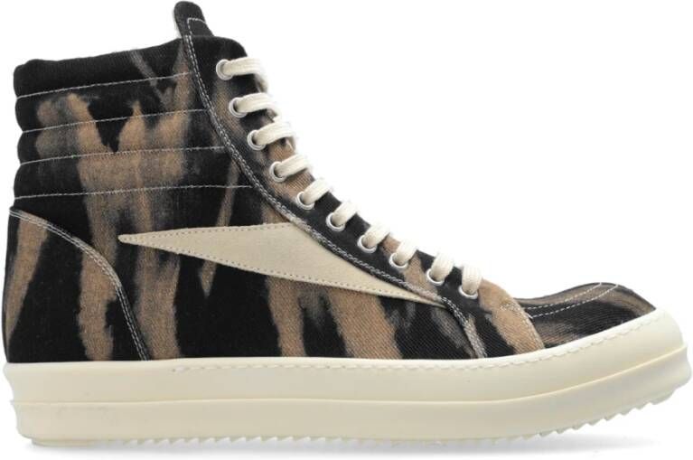 Rick Owens Hoge sneakers Vintage Black Heren