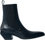 Rick Owens Italiaanse Leren Vierkante Neus Laarzen Black Heren - Thumbnail 1