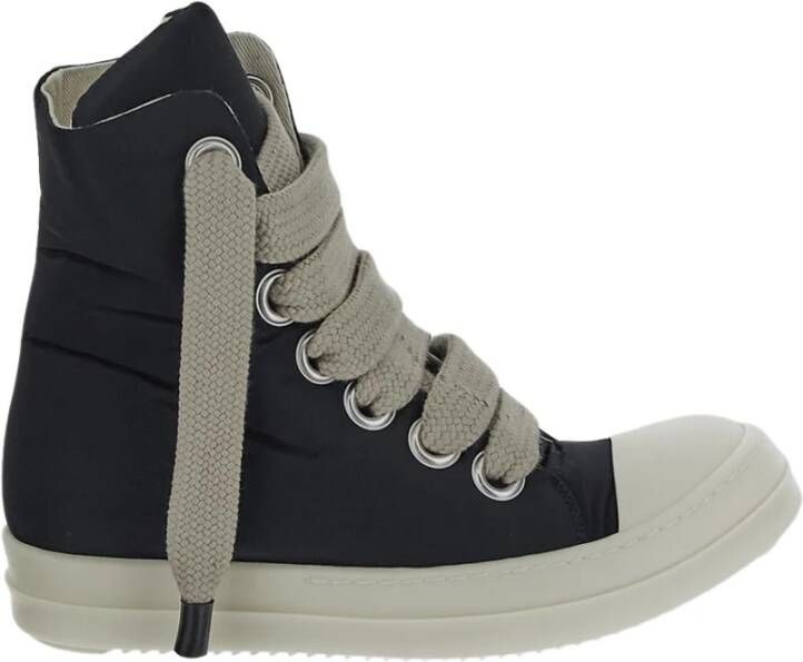 Rick Owens Jumbo Lace Puffer Sneaker in nylon Black Dames