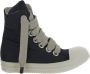 Rick Owens Jumbo Lace Puffer Sneaker in nylon Black Dames - Thumbnail 1