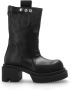 Rick Owens Leren laarzen Pull On Bogun Black Dames - Thumbnail 1