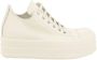 Rick Owens Leren Platform Sneakers met Vetersluiting White Dames - Thumbnail 1