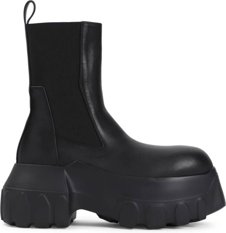 Rick Owens Mega Tractor Laarzen in Zwart Black Heren