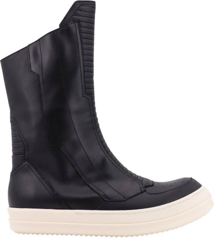 Rick Owens Moto Hoge Laarzen Black Heren