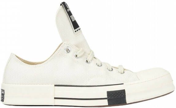 Rick Owens Drkstr Chuck 70 Low Top Sneakers Wit Dames