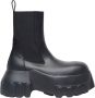 Rick Owens Stevige Leren Tractorlaarzen Black Dames - Thumbnail 1