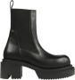 Rick Owens Stijlvolle Beatle Bogun Leren Jas Black Heren - Thumbnail 1